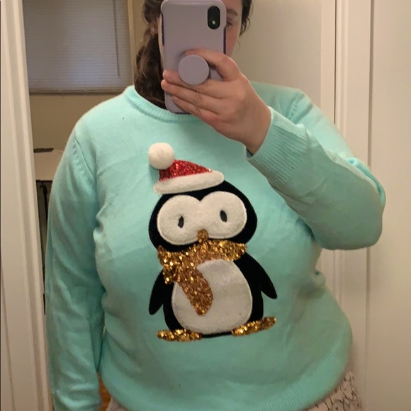 Penguin Christmas Sweater - Picture 3 of 4